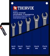 Thorvik Набор разрезных ключей  8-19мм, 5шт  FNWS005