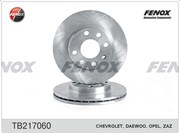 Fenox Диск тормозной передний  R13   2шт.  Nexia  tb217060
