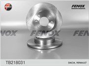 Fenox Диск тормозной передний RENAULT Logan  259x12   tb218031