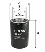 Filtron Фильтр масляный  op636
