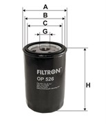 Filtron Фильтр масляный  op526