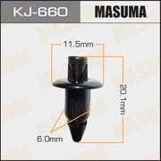 Masuma Kj-660 Клипса  239