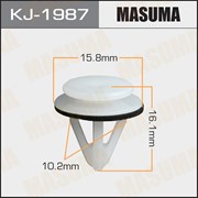 Masuma Kj-1987 Клипса  271