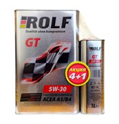Rolf Gt 5W30 Масло моторное синтетическое  ACEA A3/B4   4л+1л   322627