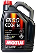 Motul 8100 Eco Lite 5W30 Масло моторное синтетическое  5л   104989