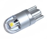 Myx Лампа светодиодная  T10/W5W, 2SMD, 12-24V, canbus   myx020102