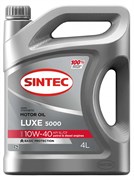 Sintec Luxe 5000 10W40 Масло моторное полусинтетическое  4л   600232