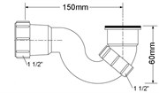 Mcalpine Mrb6 Колено для обвязки 1 1/2 41624