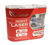Clearlight Night Laser Набор ламп галогеновых 55w+200%  H11