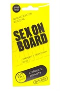 Освежитель салона картонный SEX ON BOARD