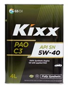 Kixx Pao C3 5W40 Масло моторное синтетическое  4л   l209244te1