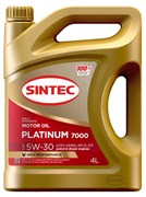 Sintec Platinum 7000 A3b4 5W30 Масло моторное синтетическое  4л   600144