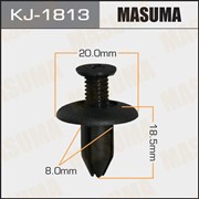 Masuma Kj-1813 Клипса