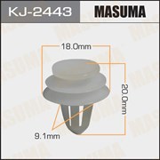Masuma Kj-2443 Клипса