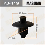 Masuma Kj-419 Клипса