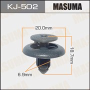 Masuma Kj-502 Клипса