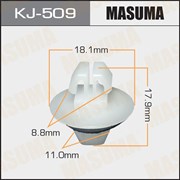 Masuma Kj-509 Клипса