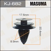 Masuma Kj-682 Клипса