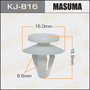 Masuma Kj-816 Клипса