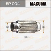 Masuma Гофра глушителя 45x150 мм  ep-004