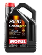 Motul 8100 X-clean Gen2 5W40 Масло моторное синтетическое  4л   112119