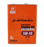 Autobacs 5W40 Масло моторное синтетическое SP/CF  4л   a00032242
