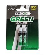 Трофи Green Power R03 950 Mah Аккумулятор  2шт