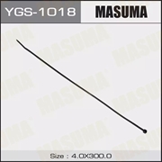 Masuma Хомут пластиковый 4x300мм  черный   ygs-1018