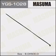 Masuma Хомут пластиковый 8x500мм  черный   ygs-1028