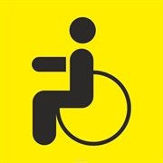 Наклейка Инвалид