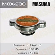 Masuma Крышка радиатора  1.1bar   mox-200