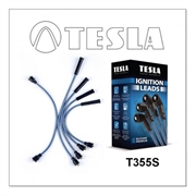 Tesla 355 Комплект в/вольтных силиконовых проводов  5 шт  2101-07  t355s
