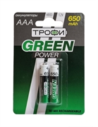 Трофи Green Power R03 650 Mah Аккумулятор  2шт