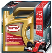 Sintec Platinum 7000 5W40 Масло моторное синтетическое  4л+1л   600227 39787