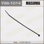 Masuma Хомут пластиковый 4x150мм  черный   ygs-1014