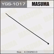 Masuma Хомут пластиковый 4x250мм  черный   ygs-1017