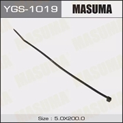 Masuma Хомут пластиковый 5x200мм  черный   ygs-1019
