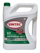 Sintec Euro Антифриз зеленый G11  4кг+1кг 37756