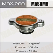 Masuma Крышка радиатора  1.1bar   mox-200 85092