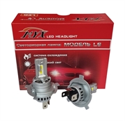 Myx Light L6 Лампа светодиодная  H4, csp 3570, 22W, 12V, 6000K  2шт   myx01l604 16391