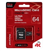 Qumo Карта памяти  64Gb, MicroSDXC, SDXC, class 10   24628 37467