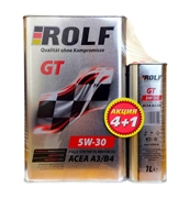 Rolf Gt 5W30 Масло моторное синтетическое  ACEA A3/B4   4л+1л   322627 39617