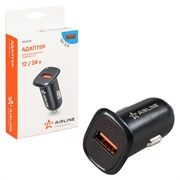 Airline АЗУ  USB QC3, 12/24V   aeak018 40673