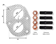 Свд Комплект крепления приемной трубы ВАЗ 2101-07, 2121, 2131  cbd605.036 17222