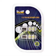 Маяк Лампа светодиодная белая  T8, 9SMD 5050, 4W, 2шт   12t8-w/9smd/2bl 17256