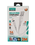 Faizfull Кабель USB - Lightning  2м, 5A   fr90 lightning 40963