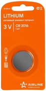 Airline Cr2016 Батарейка  1шт   cr201601 44025