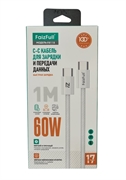 Faizfull Кабель USB Type-C - USB Type-C  1м, 60W   fr108 c-c 40965