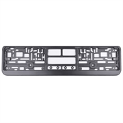 Avs Рамка под номерной знак на защелке  черная   jt jrn-01 44088