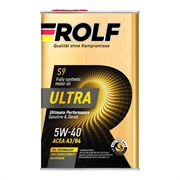 Rolf Ultra 5W40 Масло моторное синтетическое  ACEA A3/B4   4л   323106 40906